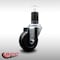 Service Caster 3.5'' SS Hard Rubber Wheel Swivel 1-5/8'' Expanding Stem Caster SCC-SSEX20S3514-HRS-158 - alternate 2